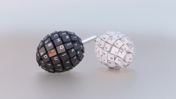 The concept of resisting an information attack. Digital media bombs. alt