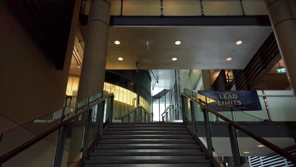 Building stairwell in The Bahen Centre for Information Technology alt