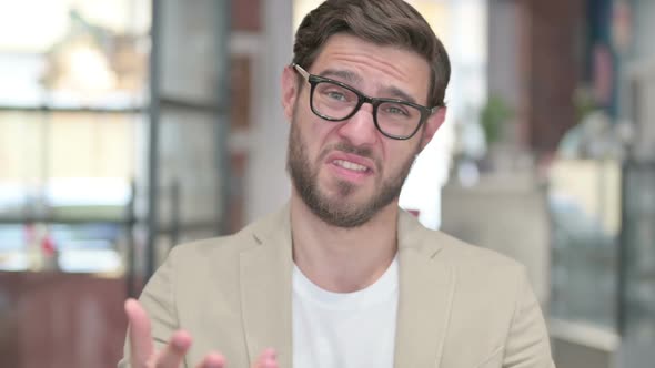 Angry Young Man Arguing Fighting alt