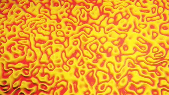 Abstract Wavy Pattern on Bright Glossy Surface alt