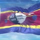 4K 3D Swaziland Flag 