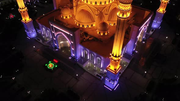 Mosque Pride of Muslims Named After the Prophet Muhammad in the City of Shali alt