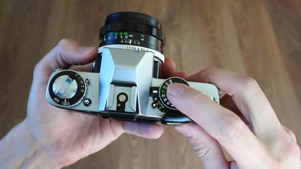 Working With A Vintage Film Camera 5 alt