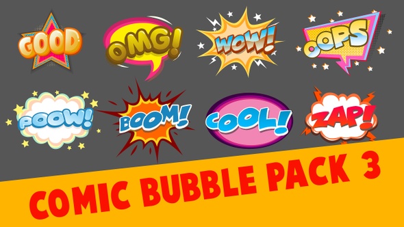 Comic Bubbles Pack 3