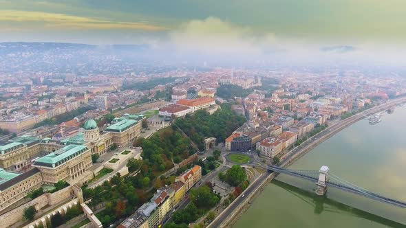 Aerial Footage Budapest, Hungary. alt