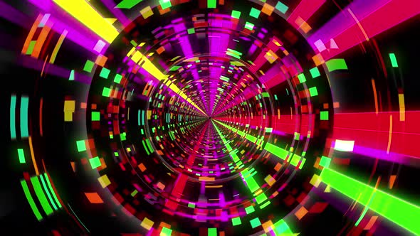 MultiCircleFast Moving Tunnel Lights Motion Graphics Animated Background || VJ Loops 2022 || Speed alt