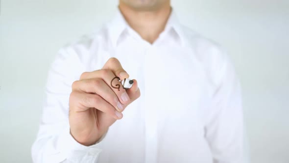 Global Solutions Businessman Writing on Glass alt