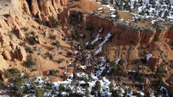 Aerial of the rugged landscape of southern Utah alt