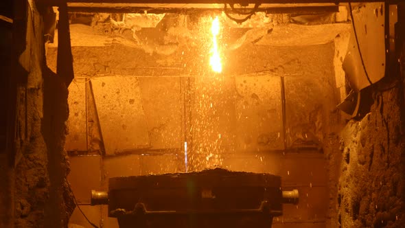 Blast Furnance at a Metallurgical Plant, Iron and Steel Works alt