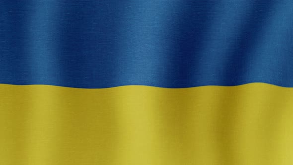 The national flag of Ukraine