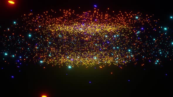 New Bright Particle Background VJ Show HD alt
