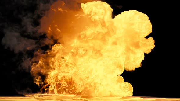 Strong Fire Of Burning Fuel alt