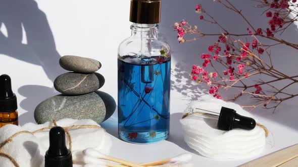 Reusable and Recycable Bathroom Accessories on White Background alt