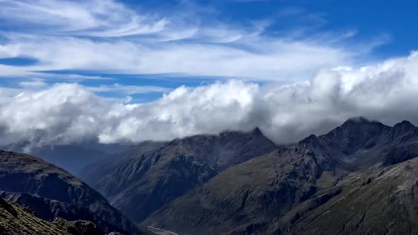 New Zealand Avalanche Peak timelapse alt