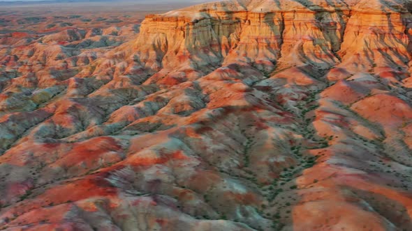 Textural Colorful Striped Canyons Tsagaan Suvarga alt