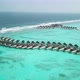 Drone Video of Exotic Turquoise Paradise and Water Villa Bungalows Maldives - VideoHive Item for Sale