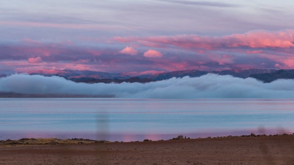 Sunrise on the Lake (Mongolia)