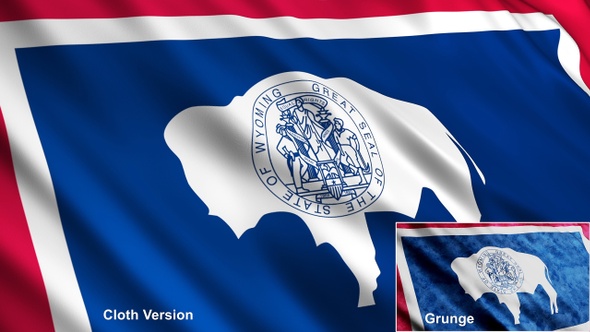 Wyoming State Flags alt