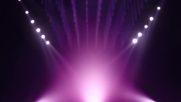 Looped Purple Violet Defocused Mockup Stage Background