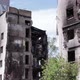 Vertical Video of a Wartorn House in Ukraine - VideoHive Item for Sale
