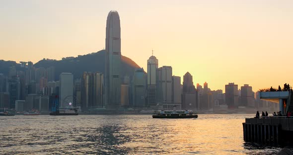 Hong Kong sunset alt