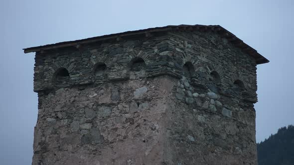 Svan Tower in remote Georgian village