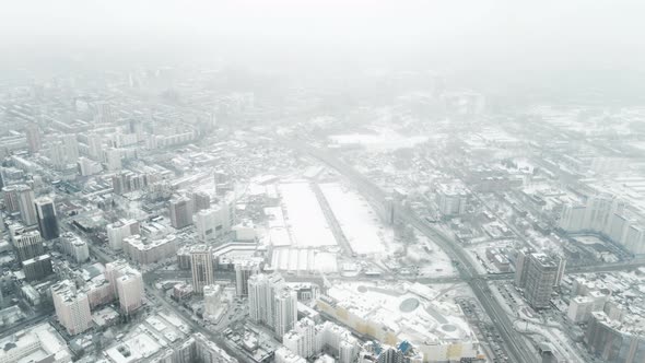 Novosibirsk in a Blizzard Morning alt