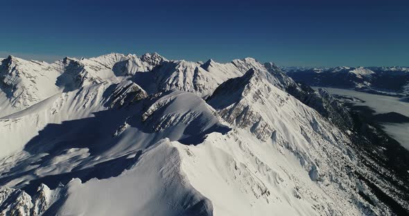 Aerial View of the Alps  alt