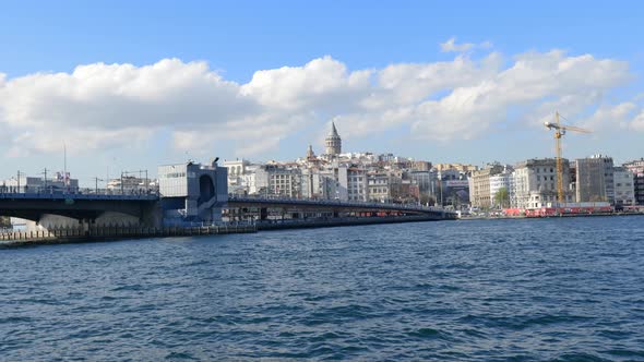 Galata From Ferry View 