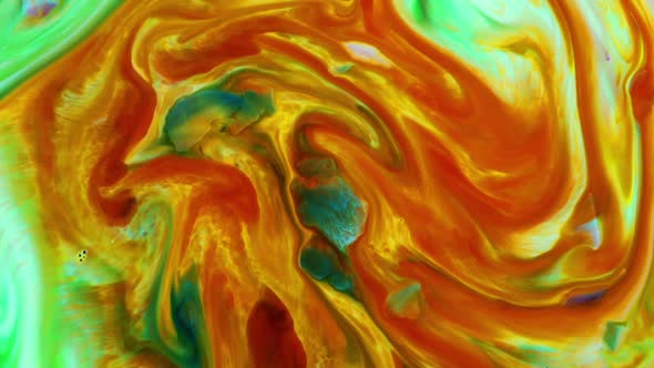 Colorful Liquid Ink Colors Blending Burst Swirl Fluid 44