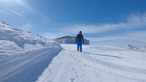 Skier Hiking