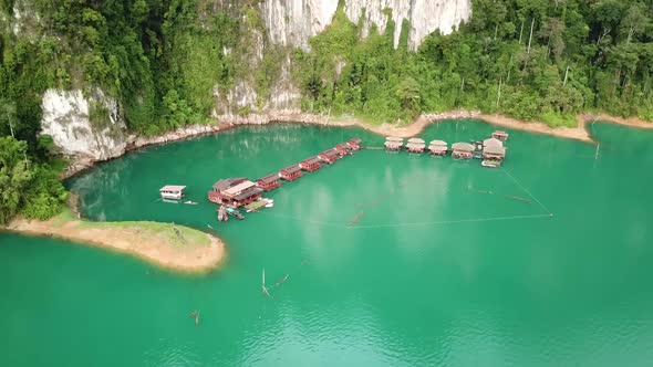 Khao Sok National Park Aerial View in Thailand alt