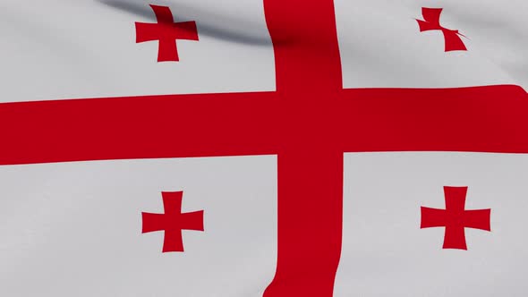 Flag Georgia Patriotism National Freedom Seamless Loop alt