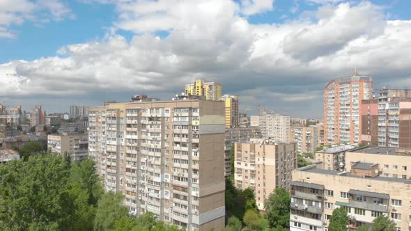 Clouds Over The City Aerial alt