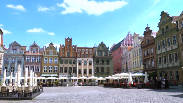 View Of Main Square Rynek Of Polish City Poznan July 20 2017 12 alt