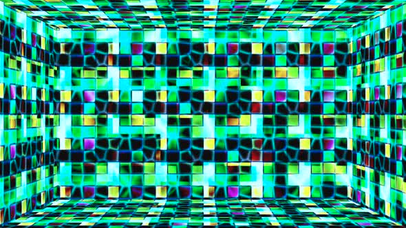 Broadcast Hi-Tech Glittering Abstract Patterns Wall Room 081