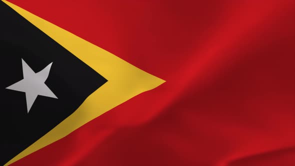 Timor-Leste Waving Flag Animation 4K Moving Wallpaper Background alt