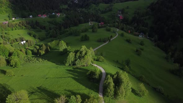 Aerial View From a Drone
