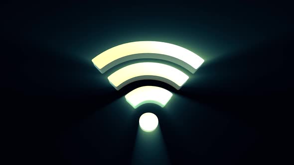 4K WIFI icon is  turning on the black background