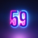 Neon Light 60 Seconds Countdown - VideoHive Item for Sale