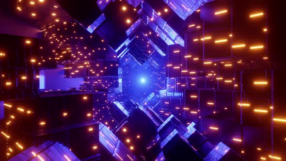 Abstract Laser Cube 04 4k  alt