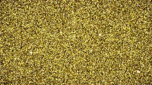 Golden Glitter Background