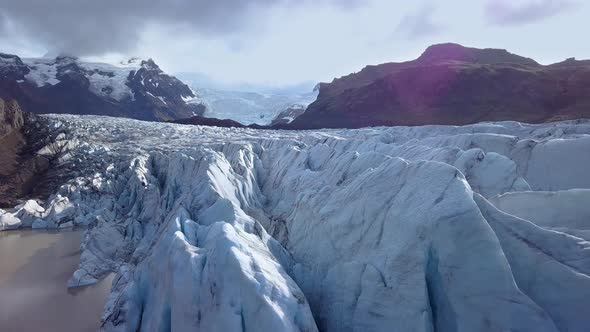Svnafellsjkull Glacier in Iceland alt