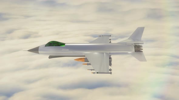 Fighter Jet Firing A Missile alt