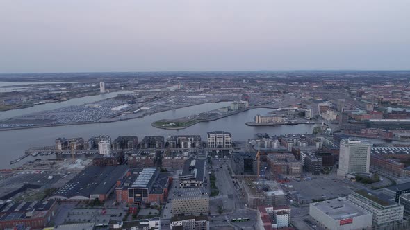 High Angle View of Malmö City