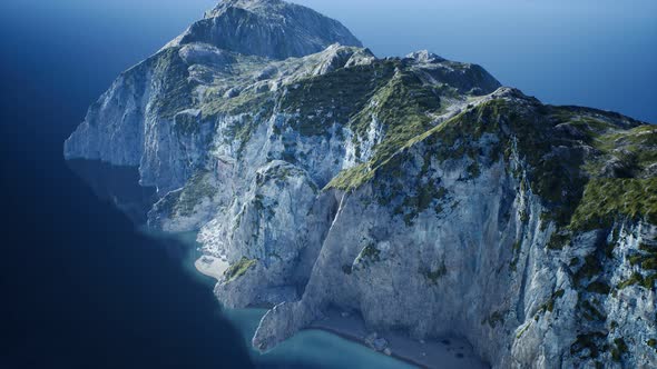 Islands of Norway with Rocks and Cliffs alt