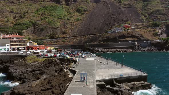 View From the Height of the City of Garachico in the Canary Islands alt