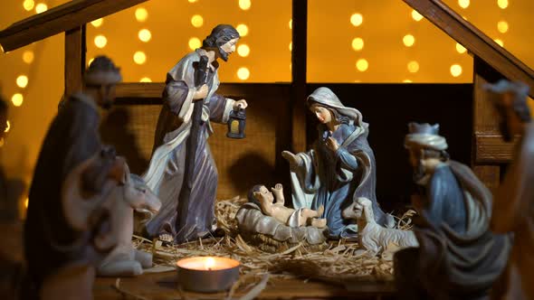 Jesus Christ Birth Scene