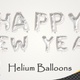 New Year Celebration Silver Helium Balloons - VideoHive Item for Sale