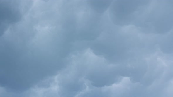 Landscape of floating clouds on a long exposure 4k timelapse